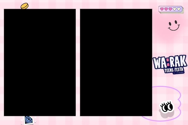 WA:RAK 2컷 프레임 핑크