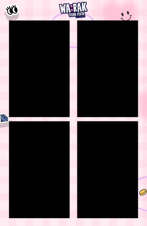WA:RAK 4컷 프레임 핑크
